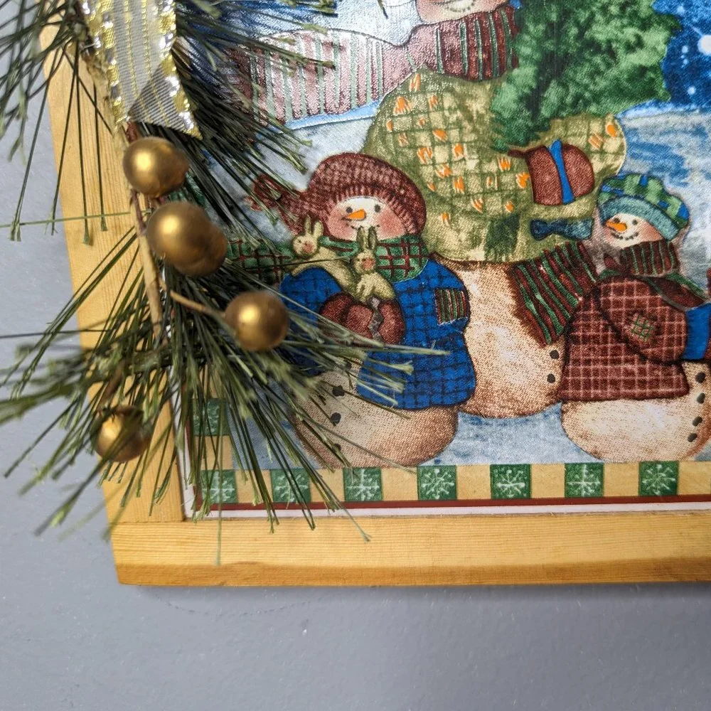 Snowman Christmas Trivet Hanging Decoration